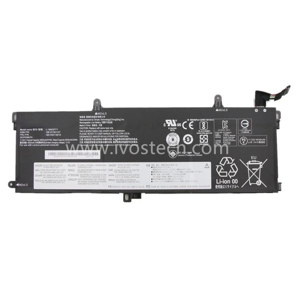 L18M3P71 5B10W13914 57Wh 11.52V Replacement Laptop Battery for Lenovo ThinkPad T15 T590 P53S P15S Series