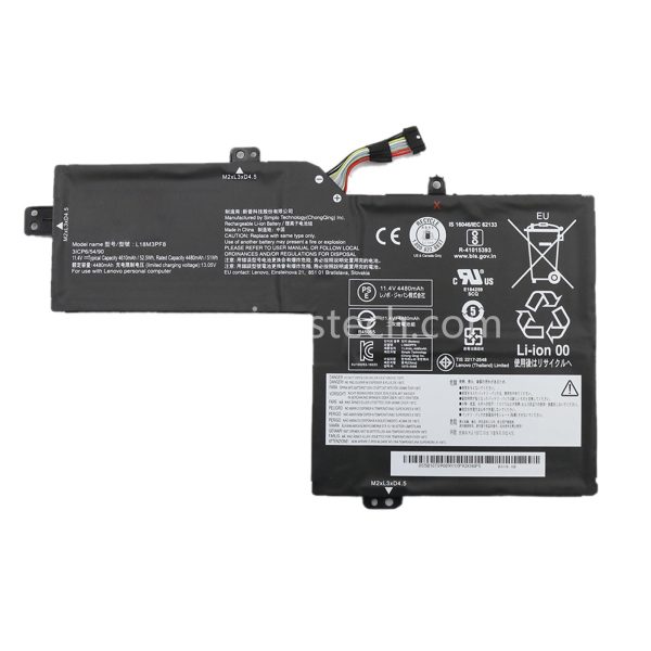 L18M3PF8 52.5Wh 11.4V Replacement Laptop Battery for Lenovo IdeaPad S540-15IML S540-15IWL Series