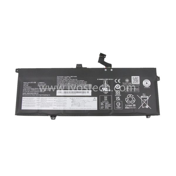 L18M6PD1 5B10W51841 48Wh 11.46V Replacement Laptop Battery for Lenovo ThinkPad X13 X390 X395 Series