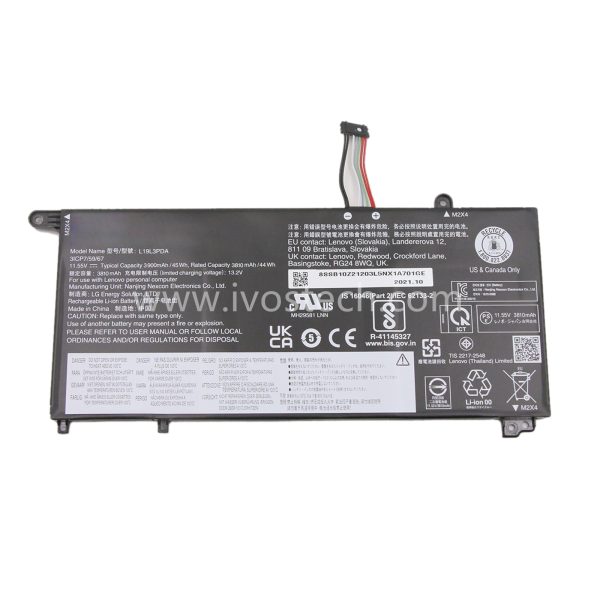 L19L3PDA 45Wh 11.55V Replacement Laptop Battery for Lenovo ThinkBook 14 G2 ITL ARE Series