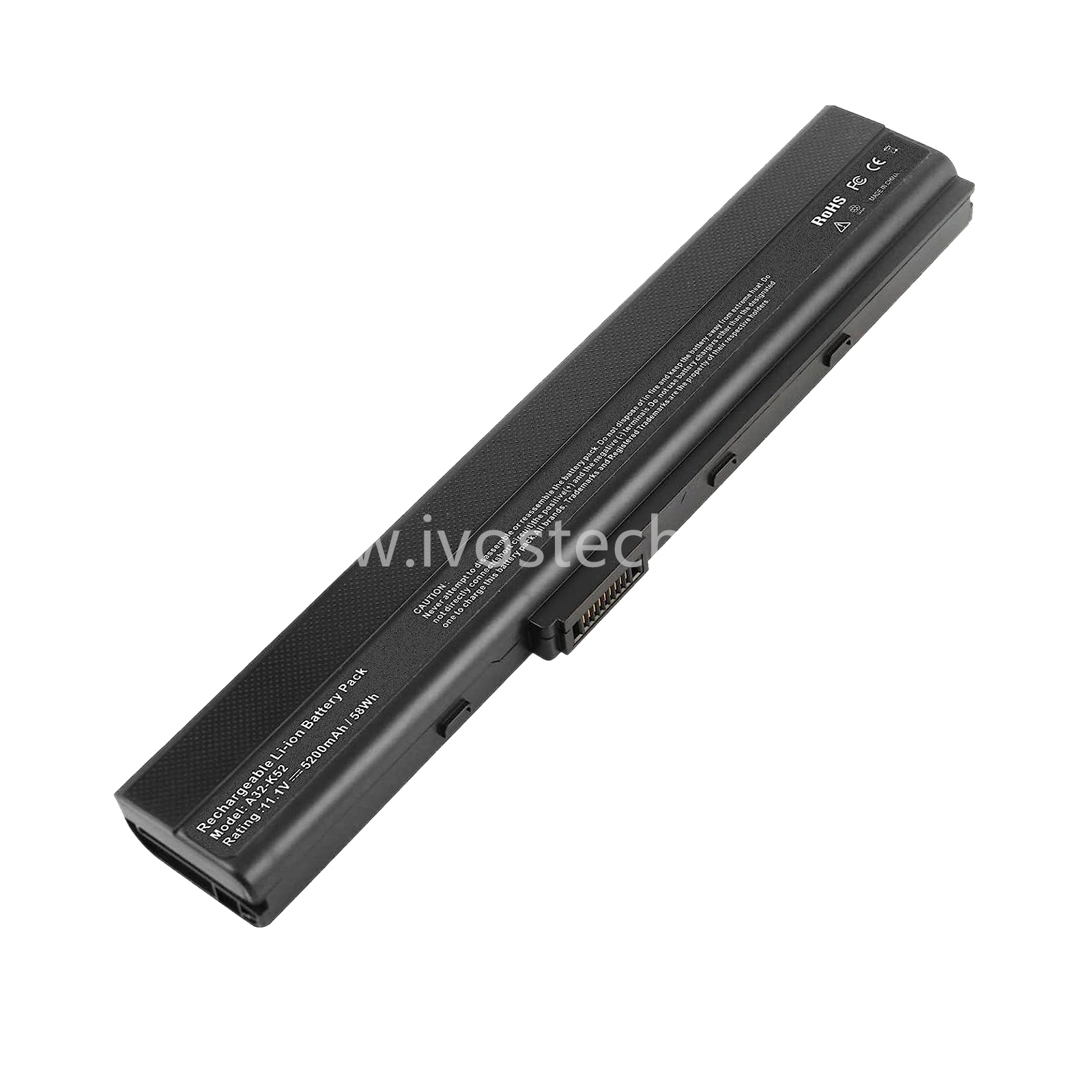 A32-K52 58Wh 11.1V Replacement Laptop Battery for Asus K42 K52 A52 X52 Series