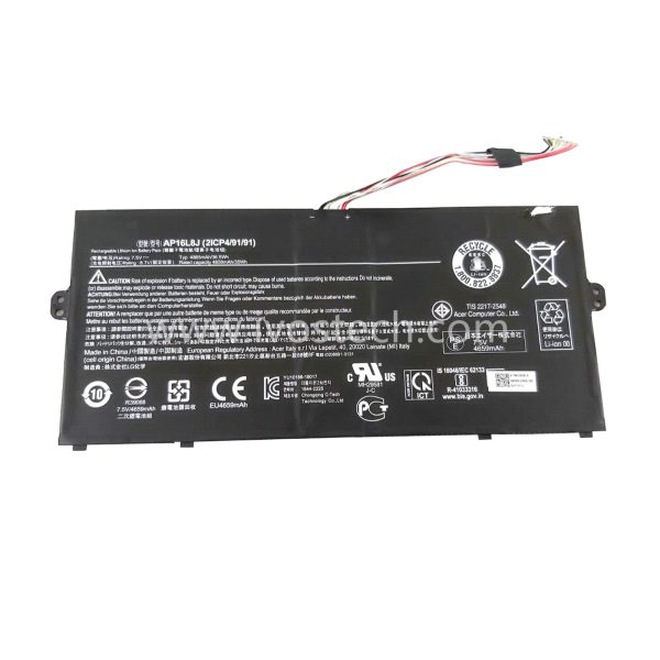 AP16L8J 36.5Wh 7.5V Replacement Laptop Battery for Acer Chromebook Spin CP311-3H Series