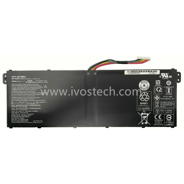 AP16M5J 37Wh 7.7V Replacement Laptop Battery for Acer Aspire 1 A114-31 Series