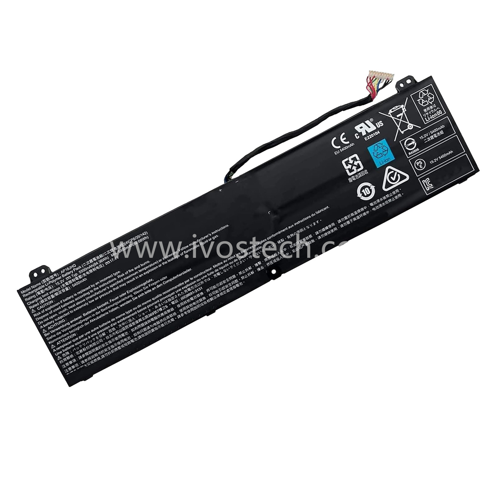 AP18JHQ 84.36Wh 15.2V Replacement Laptop Battery for Acer Predator Triton 500 PT515-51 ConceptD 7 Pro CN715-71 Series