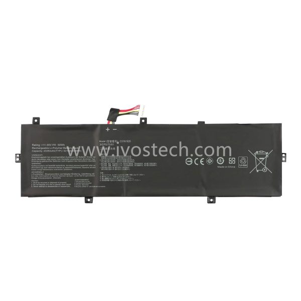 C31N1620 50Wh 11.55V Replacement Laptop Battery for Asus Zenbook UX430U UX430UQ UX430UQ-GV015T U4100U U4100UQ Series