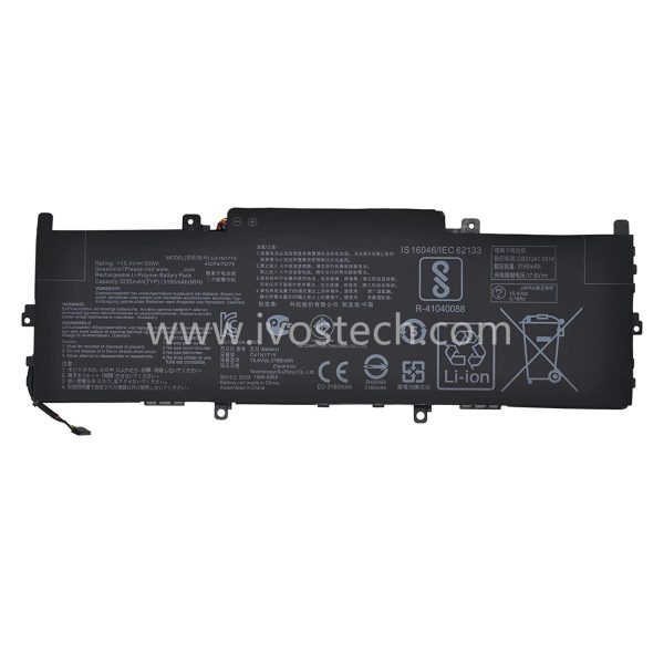 C41N1715 50Wh 15.4V Replacement Laptop Battery for Asus Zenbook UX331 Series