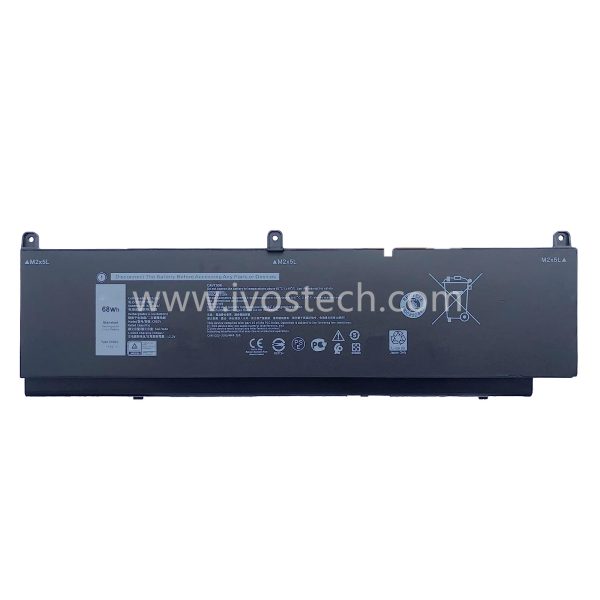 C903V 68Wh 11.4V Replacement Laptop Battery for Dell Precision 7550 7750 7560 7760