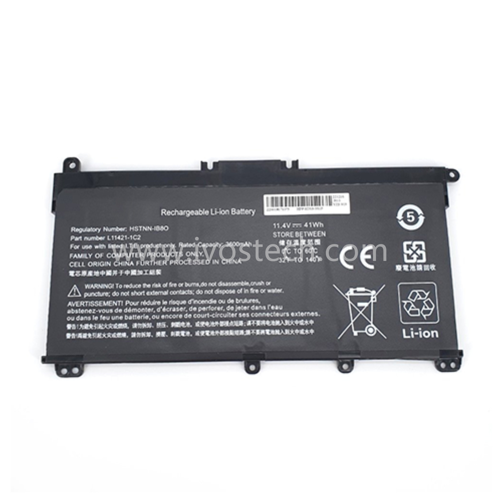 HT03XL 41Wh 11.4V Replacement Laptop Battery for HP Pavilion 15-CS 15-DA Series