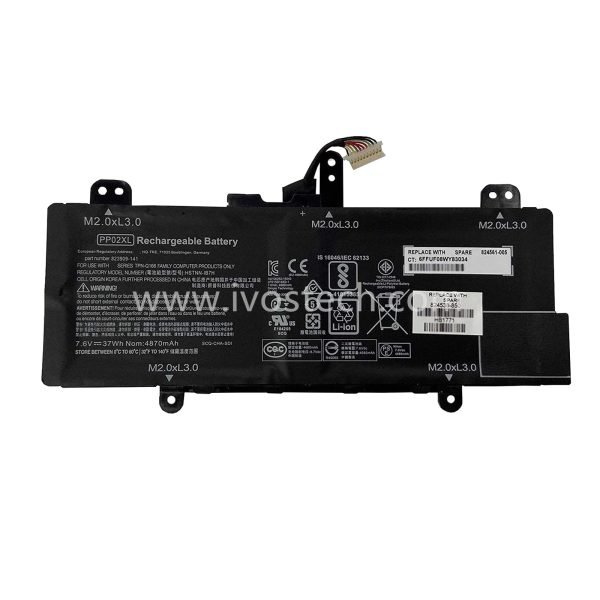 PP02XL 37Wh 7.6V Replacement Laptop Battery for HP Pavilion Notebook 11 Series