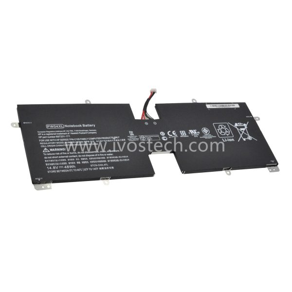 PW04XL 48Wh 14.8V Replacement Laptop Battery for HP Spectre XT TouchSmart 15-4000eg 15-4001xx 15-4000ew 15t-4000 Ultrabook Series