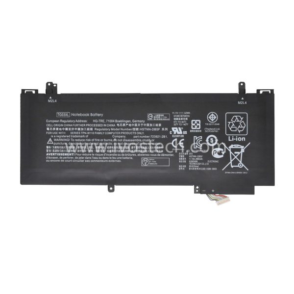 TG03XL 32Wh 11.1V Replacement Laptop Battery for HP Split X2 13-F 13-G 13.3" Series