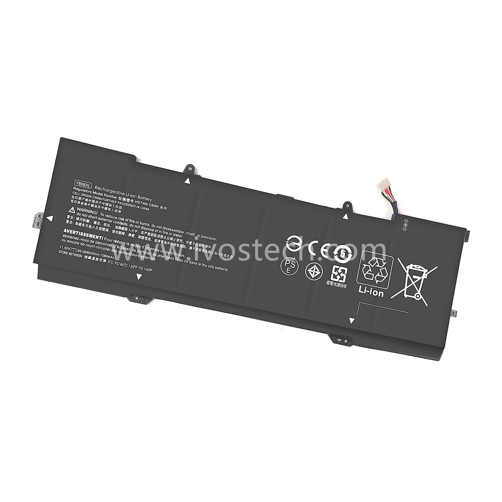 YB06XL 84.08Wh 11.55V Replacement Laptop Battery for HP Spectre x360 Convertible 15-CH Series