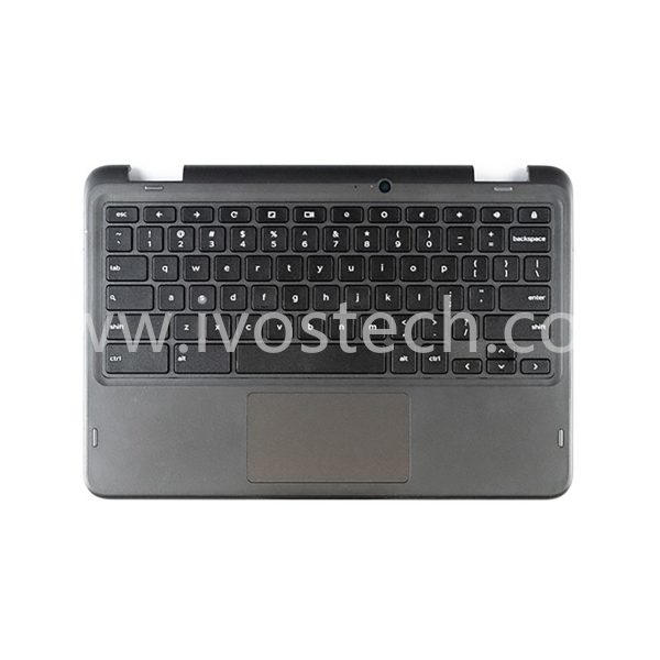 0WFYT5 Laptop Palmrest Upper Case with Keyboard Touchpad for Dell Chromebook 11 3100 2-in-1