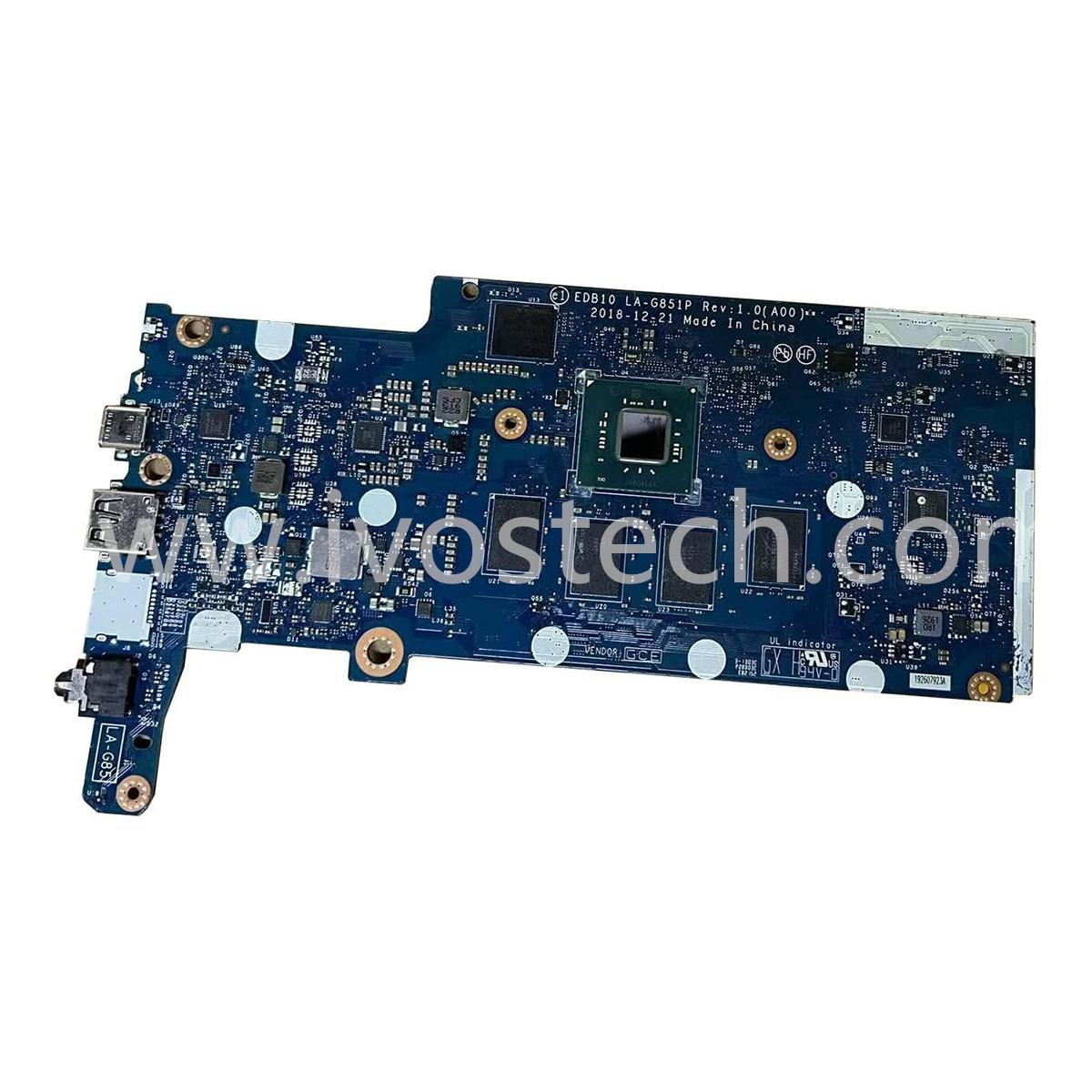 GD6HC Motherboard System Board Celeron N4000 1.1GHz for Dell Chromebook 11 3100