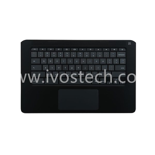 L14355-001 Laptop Palmrest Upper Case with Keyboard Touchpad for HP Chromebook 14 G5/ 14 G5 Touch