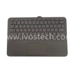 M47382-001 Laptop Palmrest Upper Case with Keyboard Touchpad for HP Chromebook 11 G9 EE / 11 G9 EE Touch