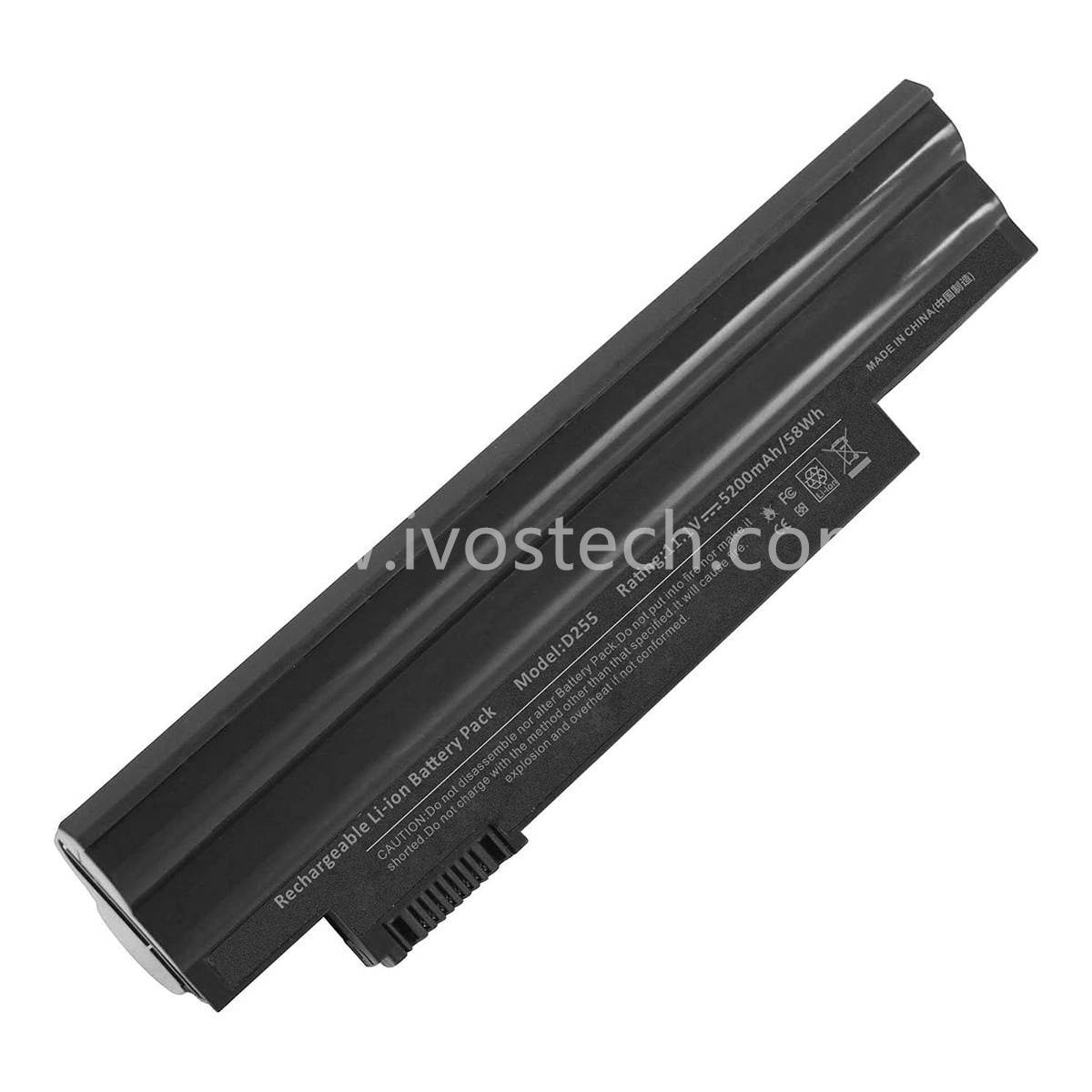 AL10A31 58Wh 11.1V 5200mAh 6 cell Replacement Laptop Internal Battery for Acer Aspire One D255 D257 D260