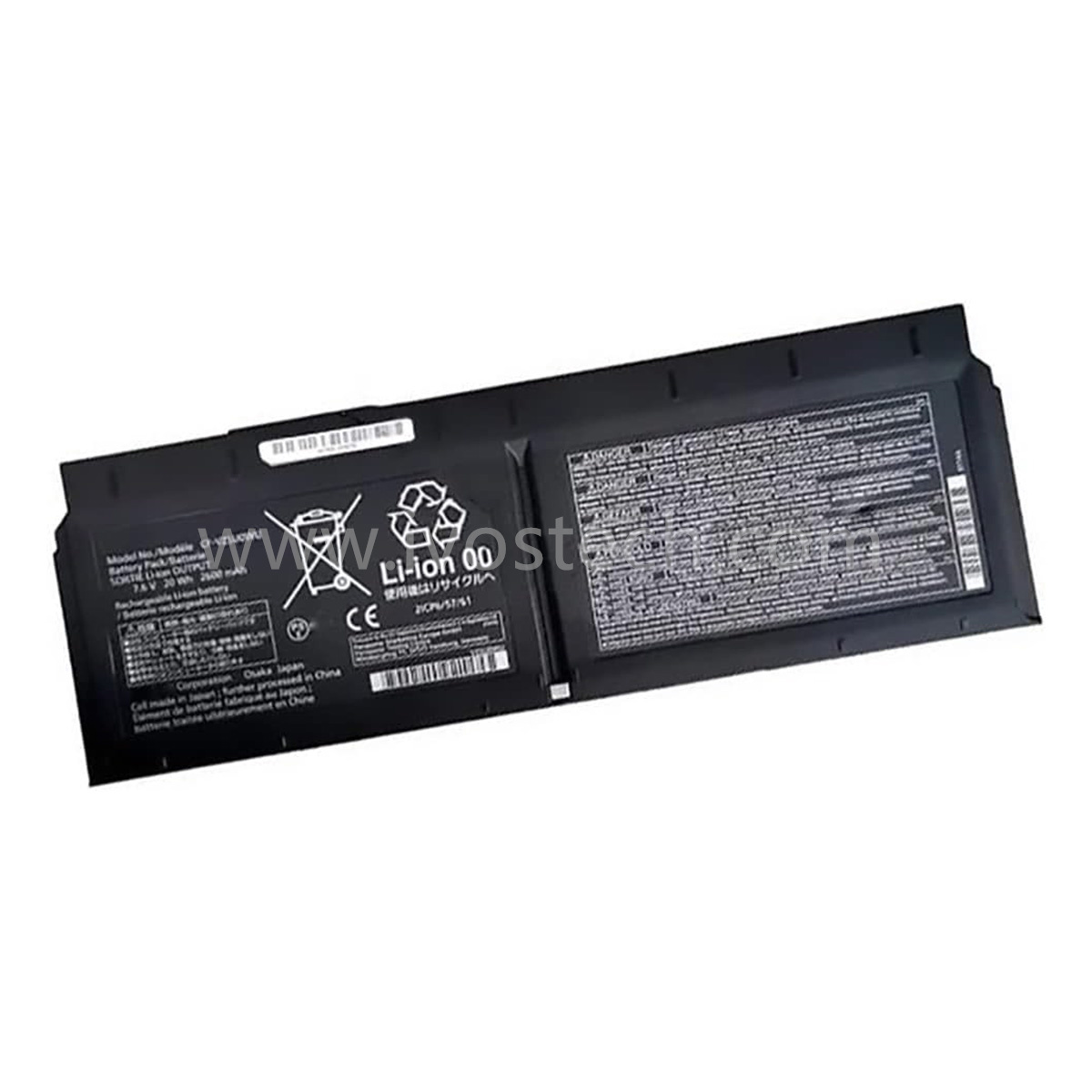 Laptop Battery CF-VZSU0WU 7.6V 40Wh 5200mah Replacement Li-ion Rechargeable Battery for Panasonic Toughbook CF-XZ6 CF-XZ62