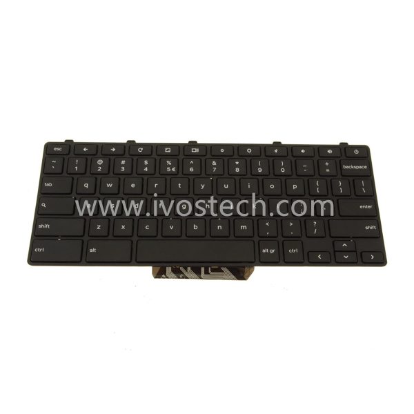 TXT30 Laptop Keyboard with US INTL Key Layout Replacement for Dell Chromebook 13 3380