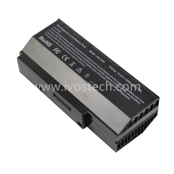 A42-G53 77Wh 14.8V Laptop Battery Notebook Battery Replacement for Asus G53 G53J G53JH G53JQ G53JW G53JX G53S G53SV G53SW G53SX G73 G73G Series