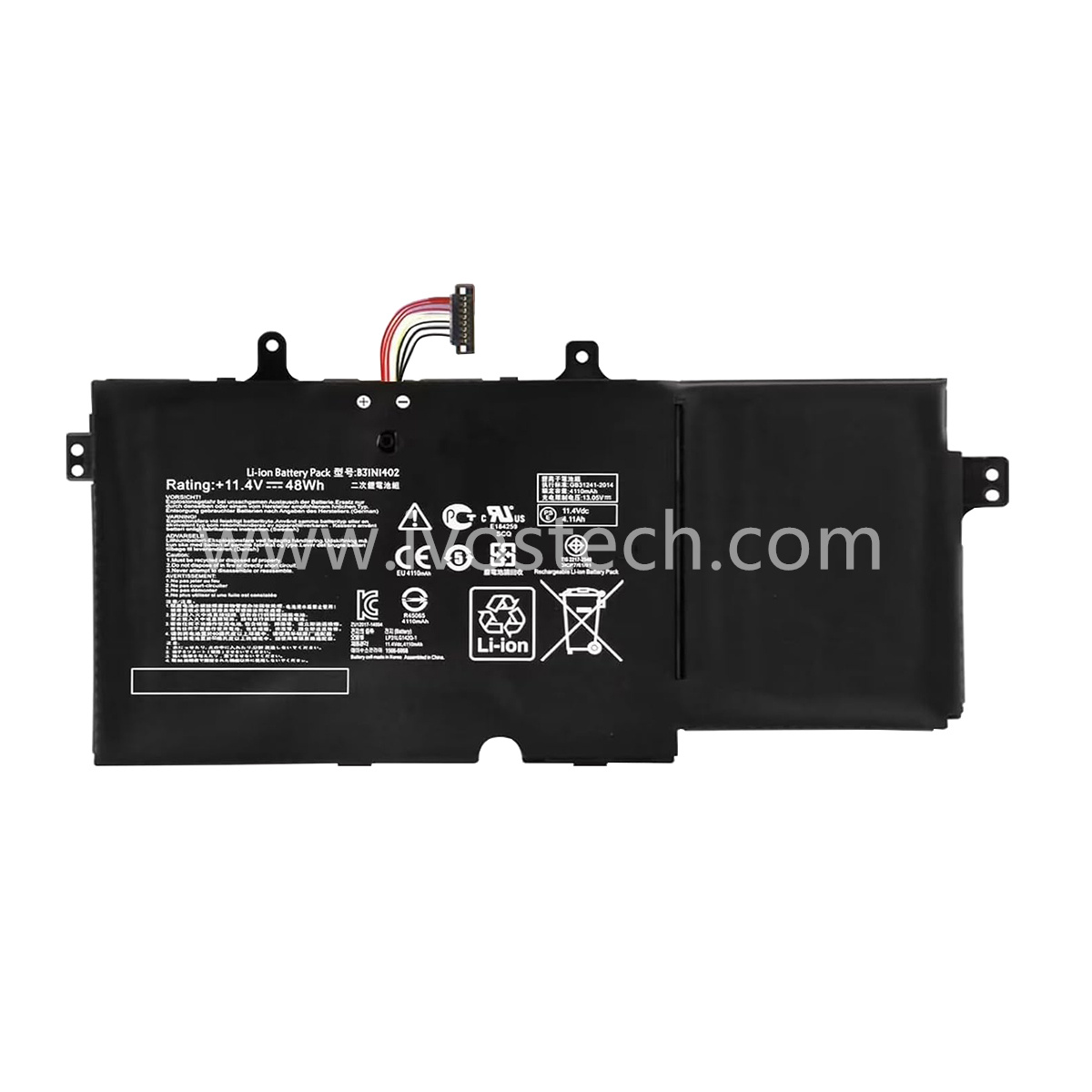 B31N1402 48Wh 11.4V Laptop Battery Notebook Internal Battery Replacement for Asus Q551L Q551 Q551LN Q552UB N592UB