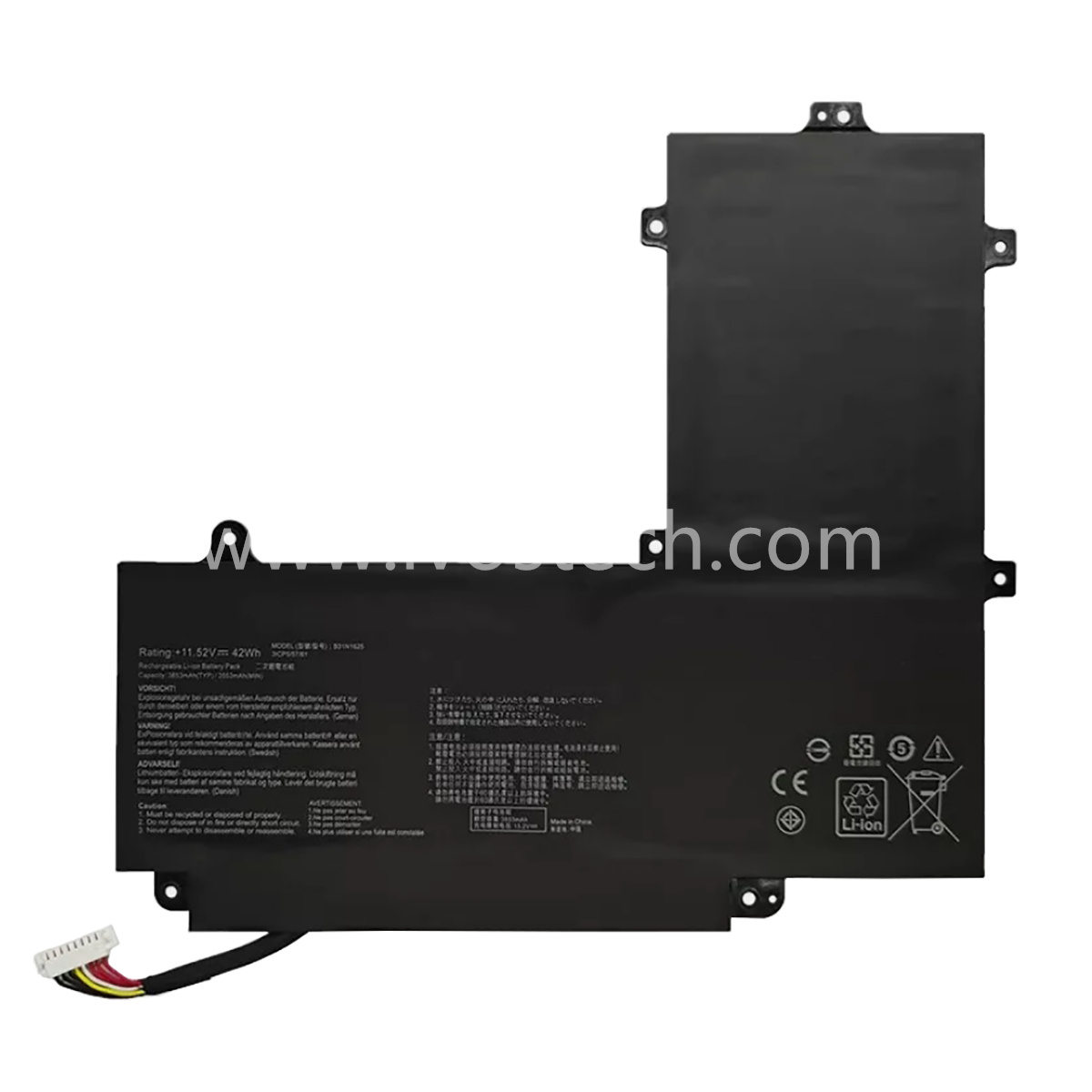 B31N1625 42Wh 11.52V Laptop Battery Notebook Internal Battery for Asus VivoBook Flip 12 TP203MAH TP203NAH