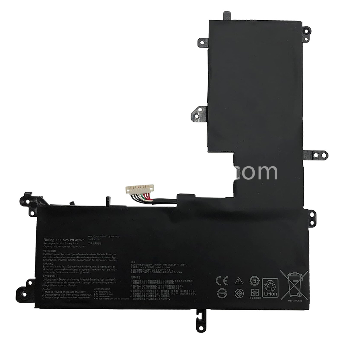 B31N1705 42Wh 11.52V Laptop Battery Notebook Internal Battery Replacement for Asus VivoBook Flip 14 TP410UA TP410UF TP410UR