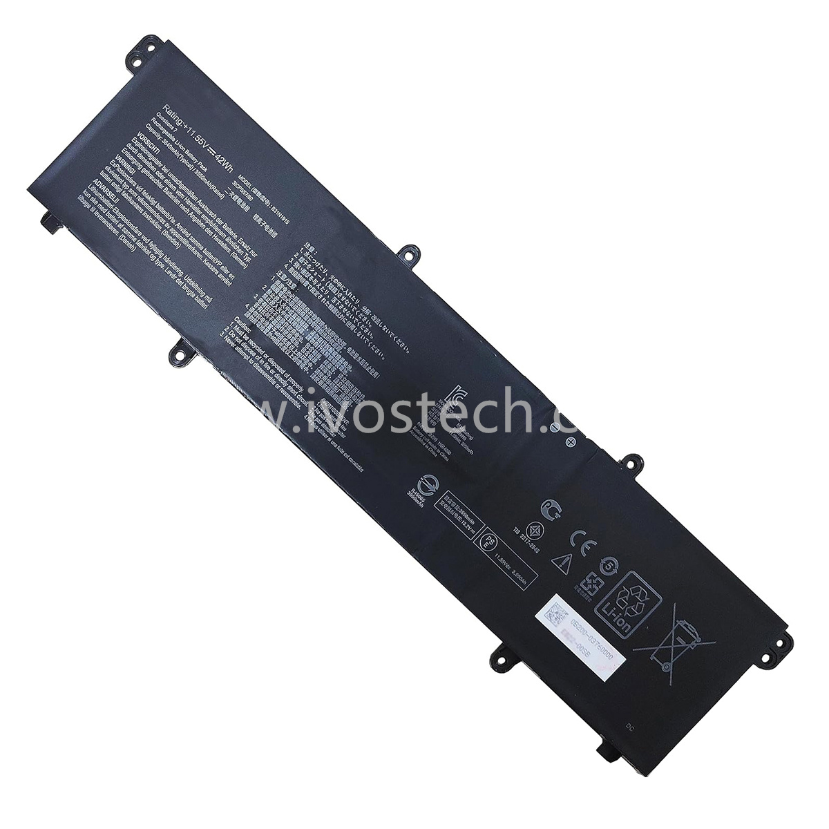 B31N1915 42Wh 11.55V Laptop Battery Notebook Battery Replacement for Asus ExpertBook BR1100CKA BR1100FKA BR1100CKA-GJ0100RA Series