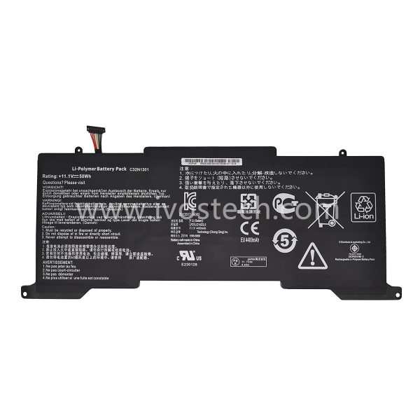 C32N1301 50Wh 11.1V Laptop Battery Notebook Internal Battery Replacement for Asus Zenbook UX31 UX31L UX31LA UX31LA-1A