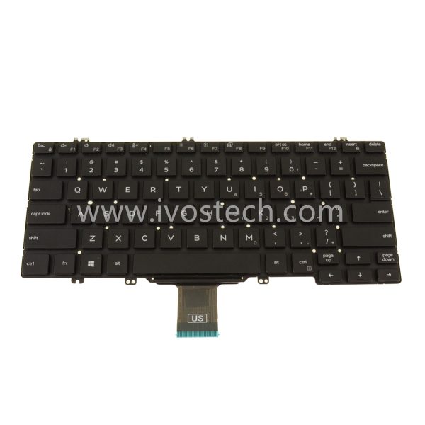 09N8M Laptop Keyboard Internal Keyboard Replacement for Dell Latitude 5310 7300 / 5300 2-in-1