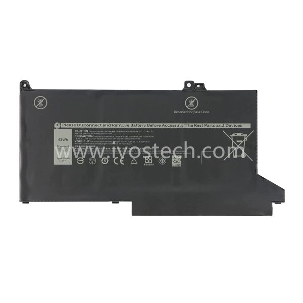 0G74G 11.4V 42Wh 3500mAh Replacement Laptop Battery Internal Battery for Dell Latitude 5310 5300 7300 7400 3-Cell