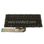 1VTXY 01VTXY French Canadian Laptop Keyboard Backlit Replacement for Dell Inspiron 13 7386 15 7586 2-in-1 Latitude 3400