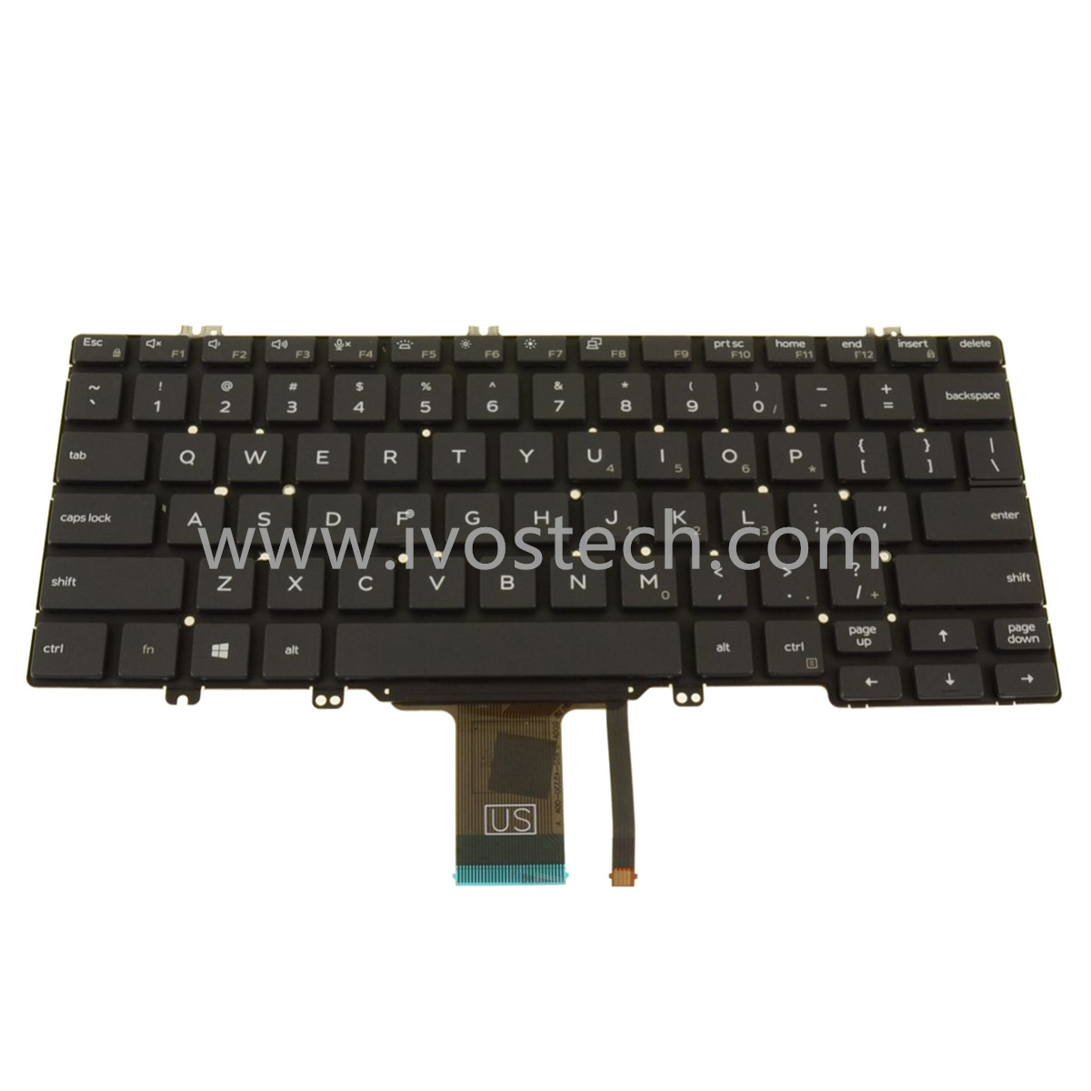 5GJY7 Laptop Keyboard Internal Keyboard Replacement for Dell Latitude 5310 7300 / 5300 2-in-1