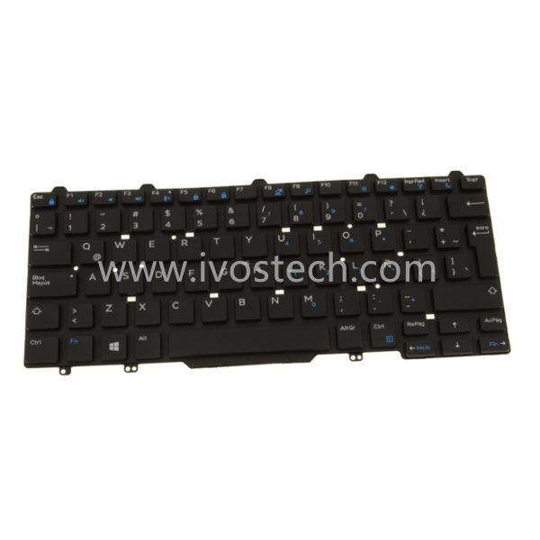 797YM 0797YM Spanish Laptop Keyboard Replacement for Dell Latitude 3340 3350