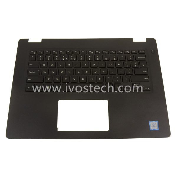 82R7V Laptop Palmrest Upper Case with Keyboard Assembly Backlit US INTL Replacement for Dell Latitude 3490