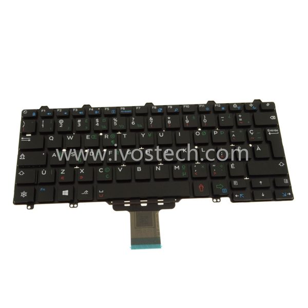 83DR3 083DR3 French Canadian PQ Laptop Keyboard Replacement for Dell Latitude 11 3150 3160