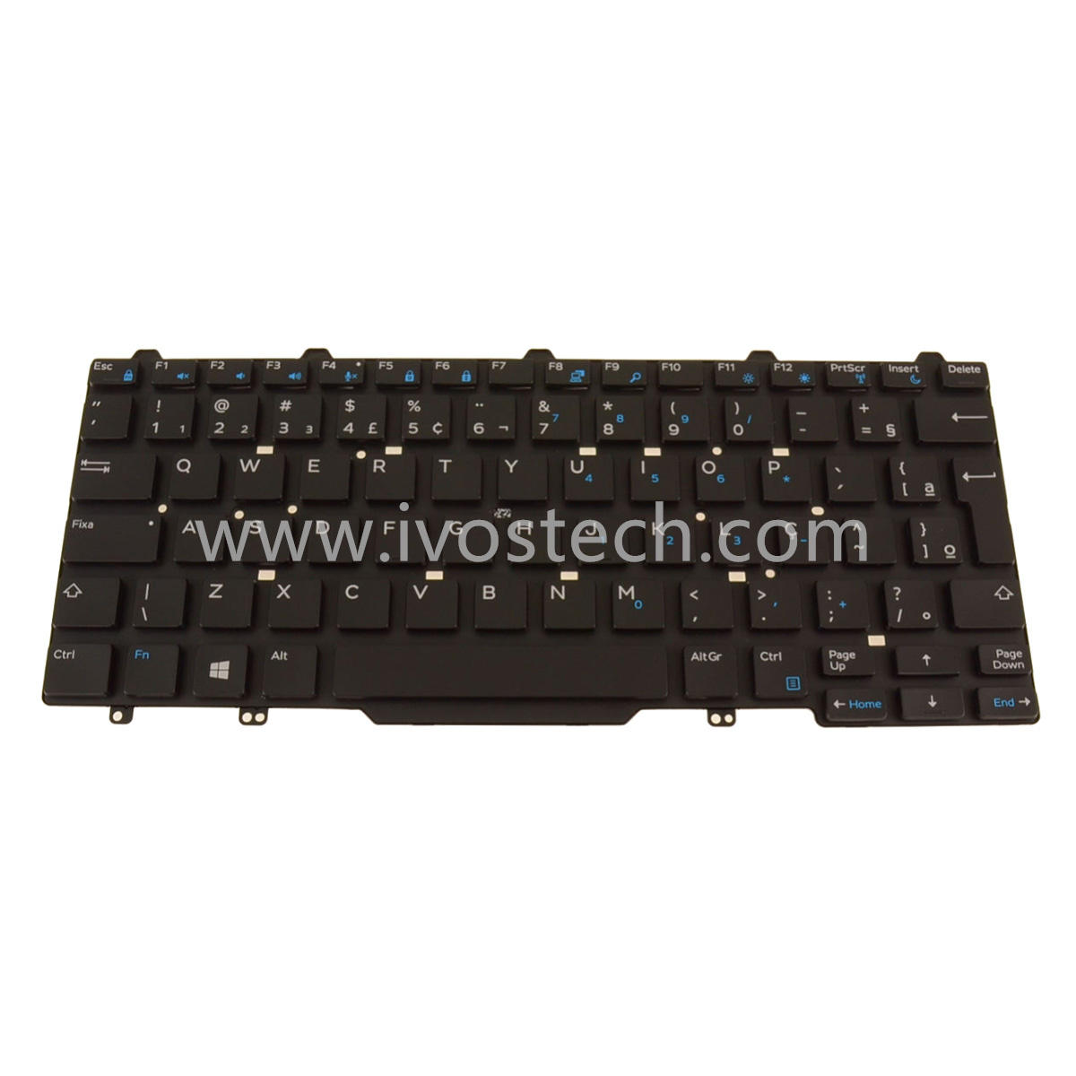 8YD54 08YD54 Brazil Laptop Keyboard Single Point Replacement for Dell Latitude 3340 E5450 5480 7480