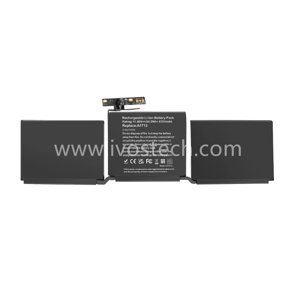 A2171 58.2Wh 11.41V Macbook Battery Laptop Internal Battery Replacement for Apple MacBook Touch Pro 13 A1708 A2159 A2289 A2338