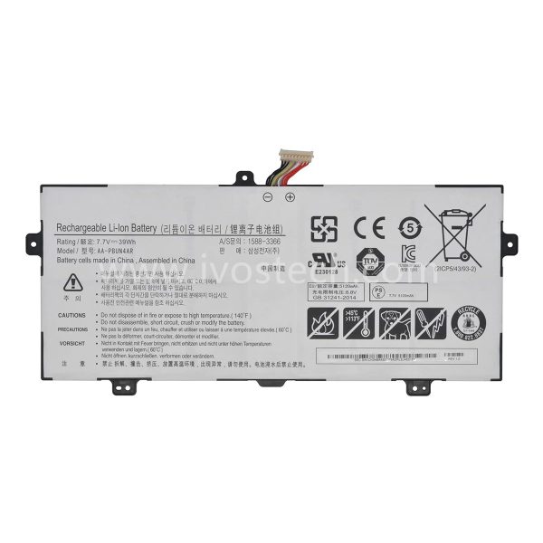 AA-PBUN4AR 39Wh 7.7V Laptop Battery Notebook Battery Replacement for Samsung ATIV Book 9 Spin 940X3L 900X5L NP940X3L NP940X3L-K02CN NP900X5L NP900X5L-K02US Series