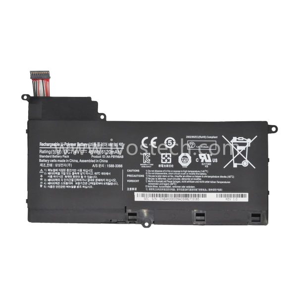 AA-PBYN8AB 45Wh 7.4V Laptop Battery Notebook Battery Replacement for Samsung NP530U4B NP530U4B-A01US NP530U4B-A02UK NP530U4B-S01PL NP530U4B-S03CN Series