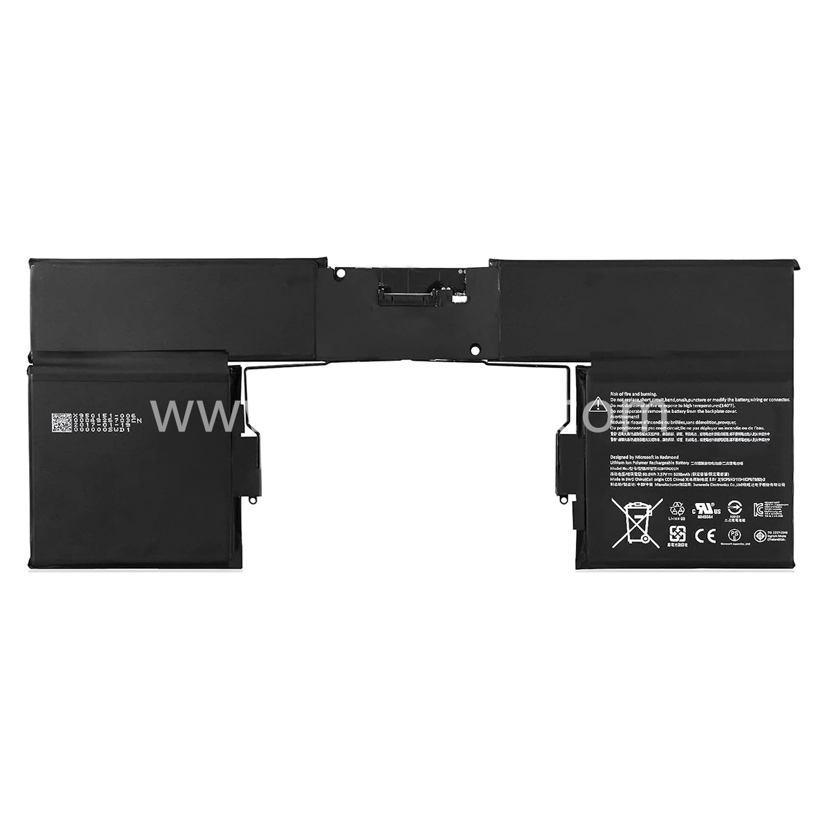 G3HTA001H 93HTA001H Keyboard Battery Replacement for Microsoft Surface Book 1785 Enhanced Edition 7.57V 8030mAh 60.8Wh