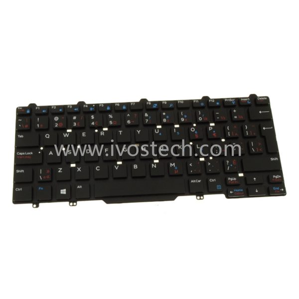 GV56C 0GV56C French English Laptop Keyboard Replacement for Dell Latitude 3340