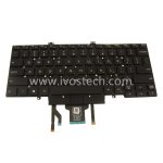 3C7CJ 03C7CJ Laptop Internal Keyboard with Backlight Dual Point Replacement for Dell Latitude 5400