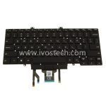 3J9FC 03J9FC Laptop Internal Keyboard with Backlight Dual Point Replacement for Dell Latitude 5400