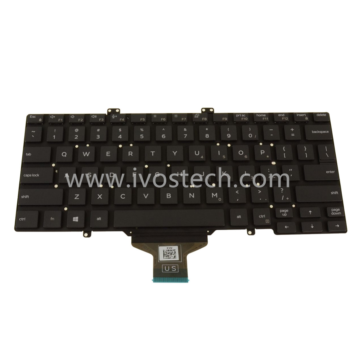 DMGJV 0DMGJV Laptop Internal Keyboard – Single Point – No BL – for Dell Latitude 5410 5411