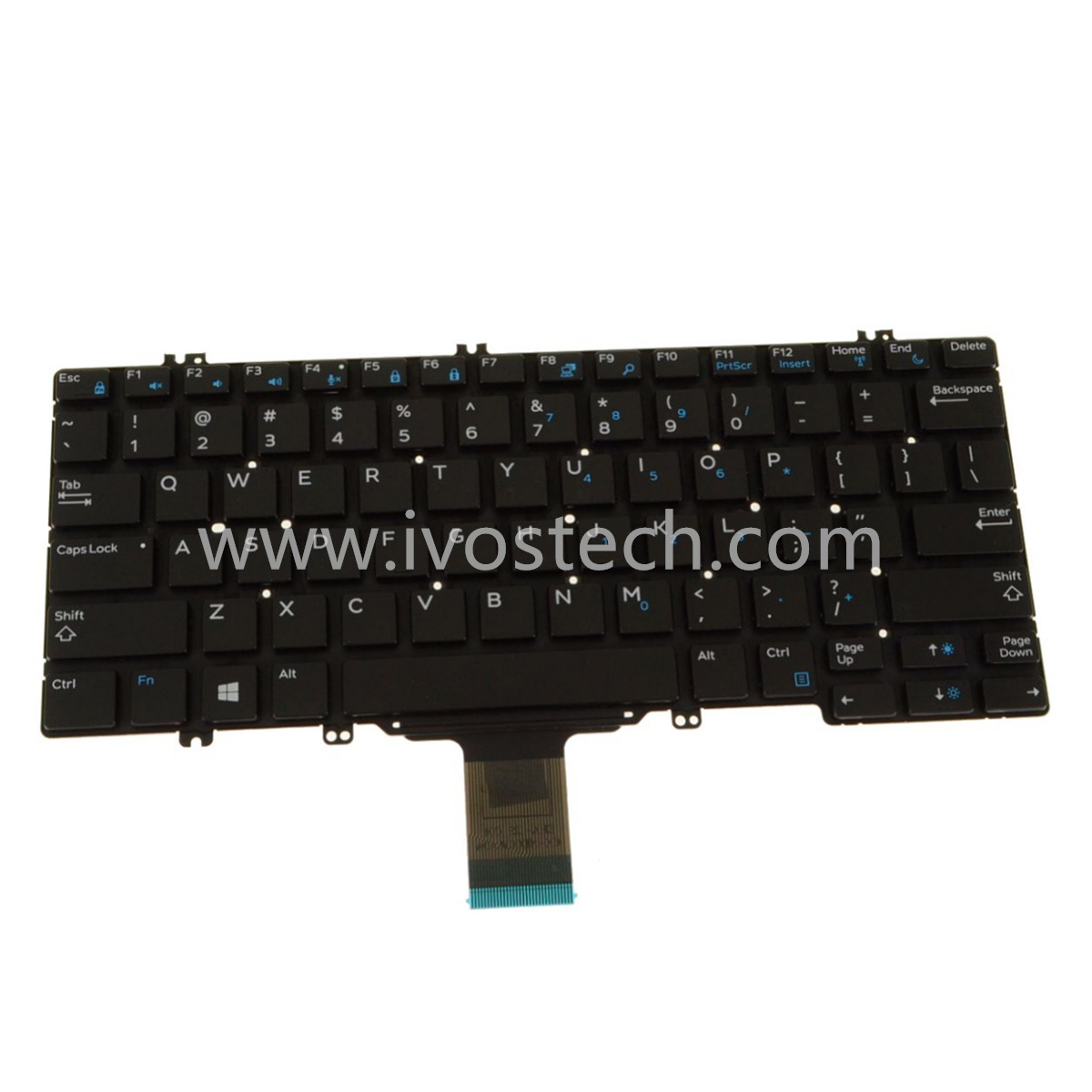 GDRR0 0GDRR0 Laptop Keyboard Replacement for Dell Latitude 5289 7280 5280 7380