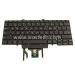 HNV40 0HNV40 French Canadian Laptop Internal Keyboard Backlit - Dual Point - for Dell Latitude 5400 5401 5410 5411