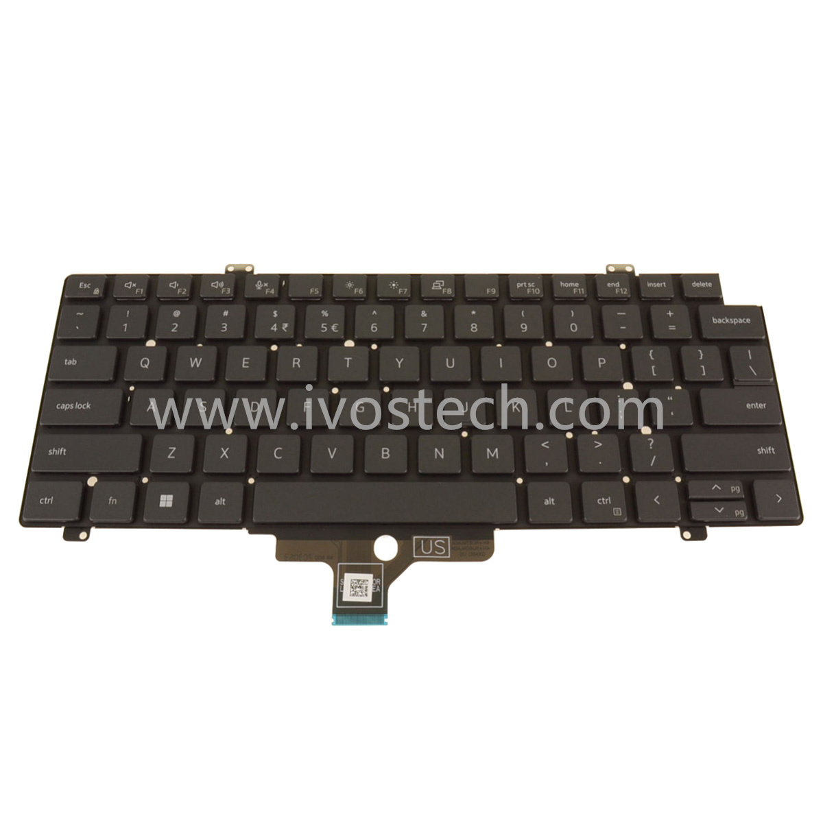 MF1DR 0MF1DR Laptop Internal Keyboard US INTL Replacement for Dell Latitude 5420 7420 7520