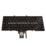 RN86F 0RN86F Laptop Internal Keyboard with Backlit Replacement for Dell Latitude 5400 7400