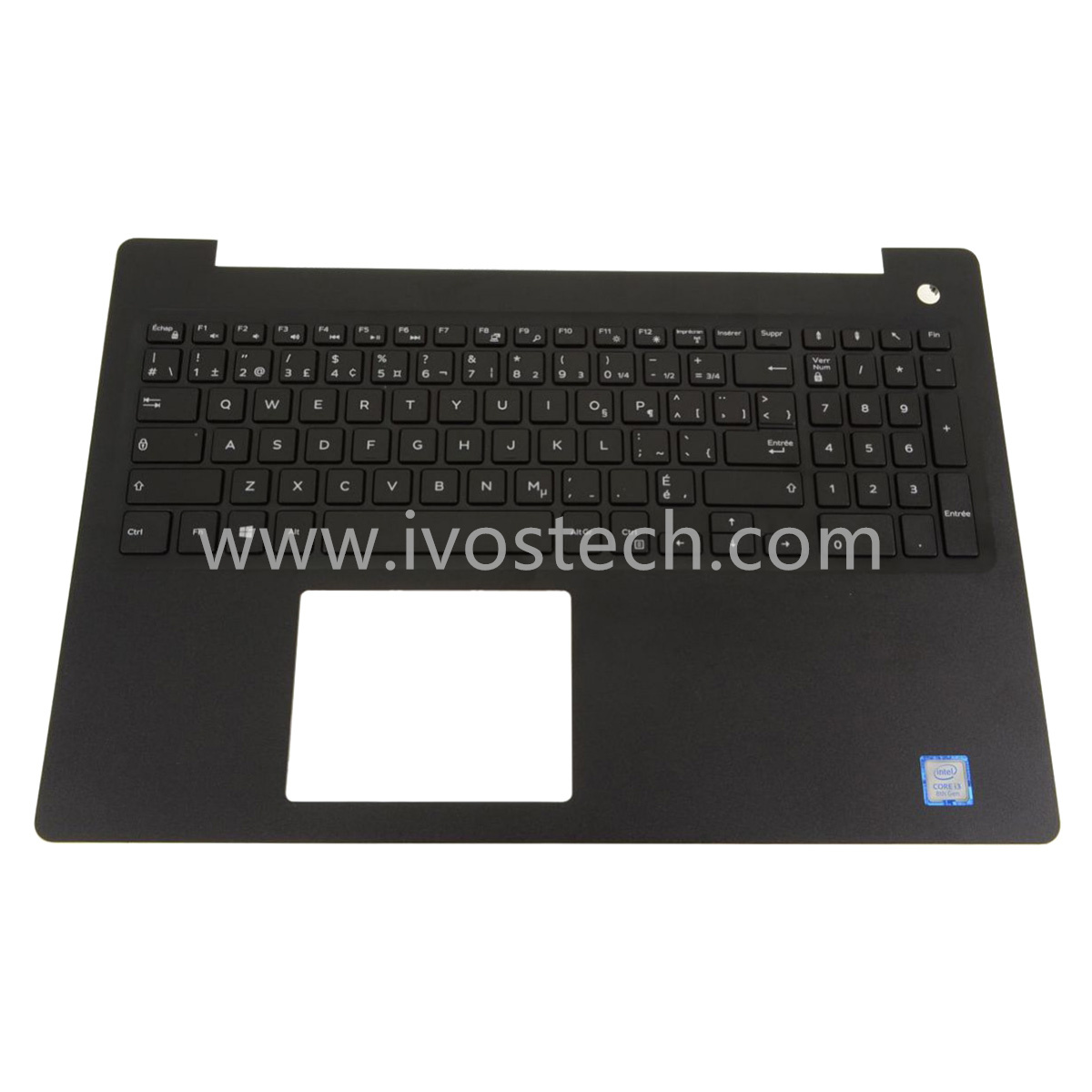 V5YGX Laptop Palmrest Upper Case Keyboard Assembly Replacement for Dell Latitude 3590